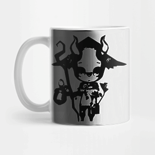 Harg minimal silhouette white Mug